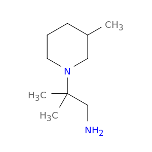 2-methyl-2-(3-methylpiperidin-1-yl)propan-1-amine