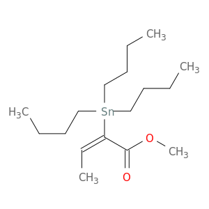 2-Butenoic acid, 2-(tributylstannyl)-, methyl ester, (2E)-