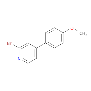 Pyridine, 2-bromo-4-(4-methoxyphenyl)-