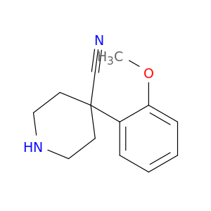 4-Piperidinecarbonitrile, 4-(2-methoxyphenyl)-