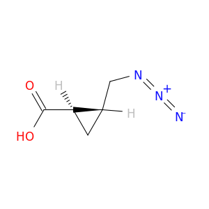 Cyclopropanecarboxylic acid, 2-(azidomethyl)-, (1R,2R)-