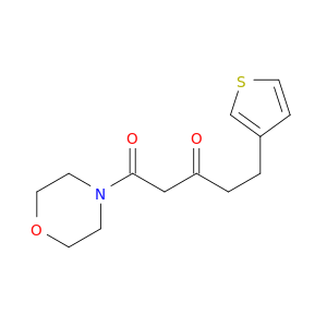 Morpholine, 4-[1,3-dioxo-5-(3-thienyl)pentyl]-