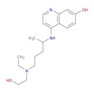 7-Quinolinol, 4-[[4-[ethyl(2-hydroxyethyl)amino]-1-methylbutyl]amino]-