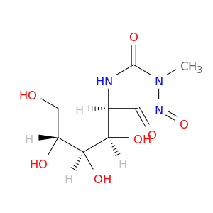 1-methyl-1-nitroso-3-[(2R,3R,4R,5R)-3,4,5,6-tetrahydroxy-1-oxo-hexan-2-yl]urea