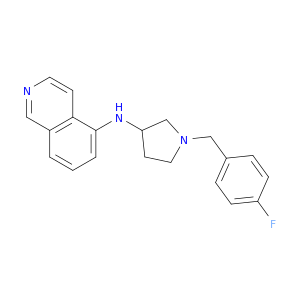 5-Isoquinolinamine, N-[1-[(4-fluorophenyl)methyl]-3-pyrrolidinyl]-