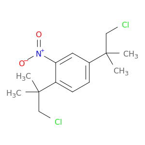 Benzene, 1,4-bis(2-chloro-1,1-dimethylethyl)-2-nitro-