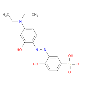 3-[2-[4-(二乙基氨基)-2-羟基苯基]二亚苯基]-4-羟基苯磺酸