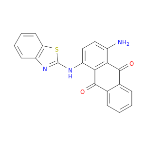 9,10-Anthracenedione, 1-amino-4-(2-benzothiazolylamino)-