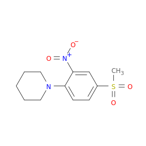 1-[4-(methylsulfonyl)-2-nitrophenyl]piperidine