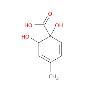 2,4-Cyclohexadiene-1-carboxylic acid, 1,6-dihydroxy-4-methyl-