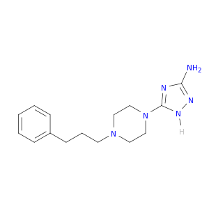 1H-1,2,4-Triazol-3-amine, 5-[4-(3-phenylpropyl)-1-piperazinyl]-