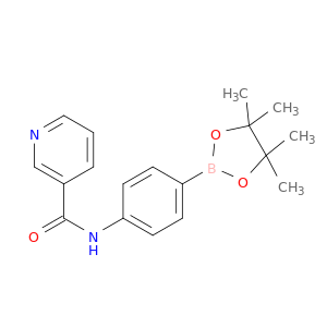 N-(4-(4,4,5,5-四甲基-1,3,2-二氧硼杂环戊烷-2-基)苯基)烟酰胺