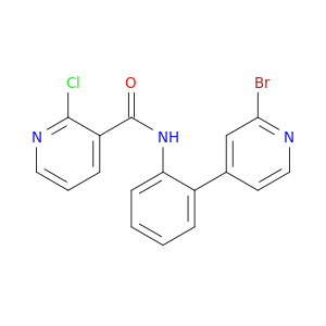 3-Pyridinecarboxamide, N-[2-(2-bromo-4-pyridinyl)phenyl]-2-chloro-