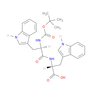D-Tryptophan, N-[N-[(1,1-dimethylethoxy)carbonyl]-D-tryptophyl]-