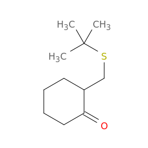 Cyclohexanone, 2-[[(1,1-dimethylethyl)thio]methyl]-