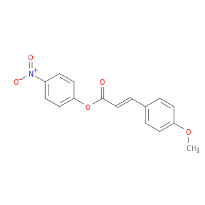 2-Propenoic acid, 3-(4-methoxyphenyl)-, 4-nitrophenyl ester, (E)-