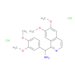 1-(6,7-dimethoxyisoquinolin-1-yl)-1-(3,4-dimethoxyphenyl)methanamine dihydrochloride