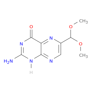 4(1H)-Pteridinone, 2-amino-6-(dimethoxymethyl)-