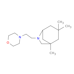 6-Azabicyclo[3.2.1]octane, 1,3,3-trimethyl-6-[2-(4-morpholinyl)ethyl]-