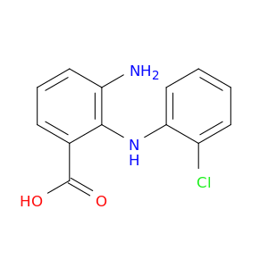 Benzoic acid,3-amino-2-[(2-chlorophenyl)amino]-