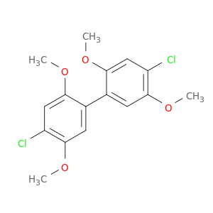1,1'-Biphenyl, 4,4'-dichloro-2,2',5,5'-tetramethoxy-