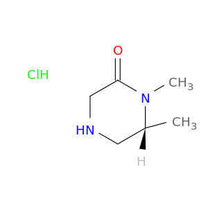 2-哌嗪酮,1,6-二甲基,盐酸盐(1：1),(6r)-