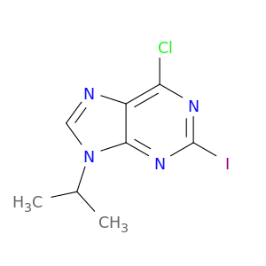 9H-Purine, 6-chloro-2-iodo-9-(1-methylethyl)-