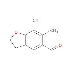 5-Benzofurancarboxaldehyde, 2,3-dihydro-6,7-dimethyl-