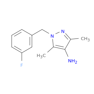 1-(3-fluorobenzyl)-3,5-dimethyl-1H-pyrazol-4-amine