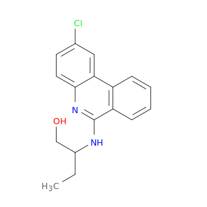 2-[(2-chlorophenanthridin-6-yl)amino]butan-1-ol
