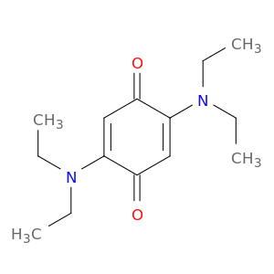 2,5-Cyclohexadiene-1,4-dione,2,5-bis(diethylamino)-