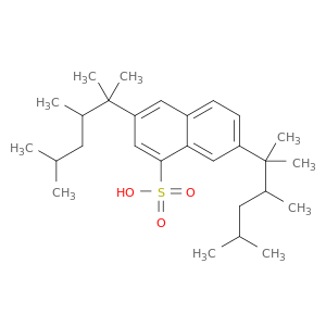 1-Naphthalenesulfonic acid, 3,7-bis(1,1,2,4-tetramethylpentyl)-