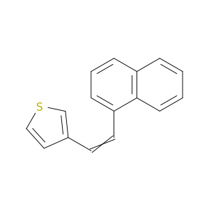Thiophene, 3-[2-(1-naphthalenyl)ethenyl]-