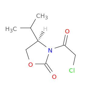 2-Oxazolidinone, 3-(chloroacetyl)-4-(1-methylethyl)-, (R)-