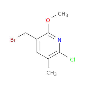 3-(溴甲基)-6-氯-2-甲氧基-5-甲基吡啶