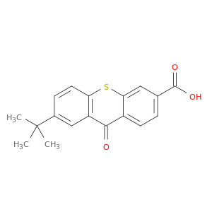 9H-Thioxanthene-3-carboxylic acid, 7-(1,1-dimethylethyl)-9-oxo-