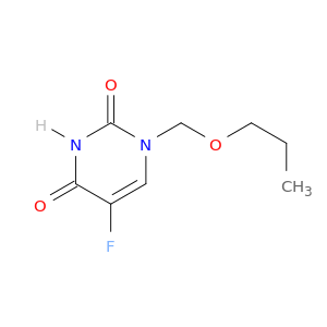 2,4(1H,3H)-Pyrimidinedione, 5-fluoro-1-(propoxymethyl)-