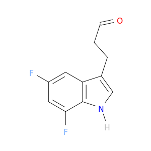 1H-Indole-3-propanal, 5,7-difluoro-