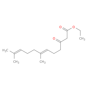 6,10-Dodecadienoic acid, 7,11-dimethyl-3-oxo-, ethyl ester, (E)-