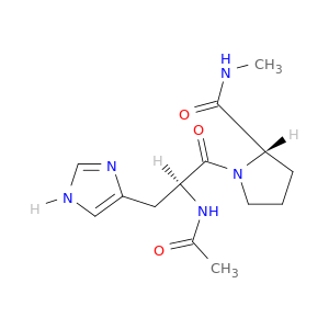 L-Prolinamide, N-acetyl-L-histidyl-N-methyl-
