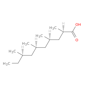 Decanoic acid, 2,4,6,8-tetramethyl-, (2R,4R,6R,8R)-