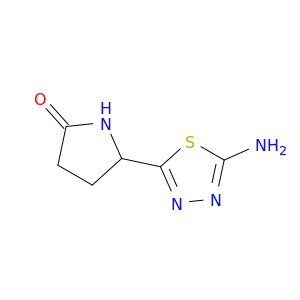 5-(5-amino-1,3,4-thiadiazol-2-yl)-2-pyrrolidinone
