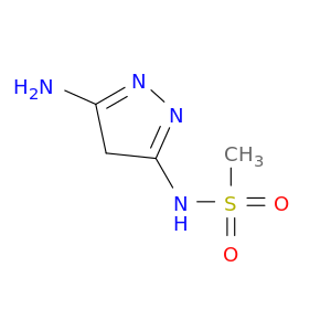 Methanesulfonamide, N-(3-amino-4H-pyrazol-5-yl)-