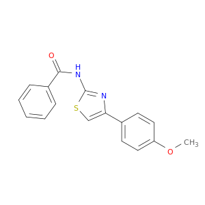 Benzamide, N-[4-(4-methoxyphenyl)-2-thiazolyl]-