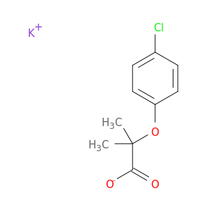 丙酸,2-(4-氯苯氧基)-2-甲基-,钾盐(1：1)