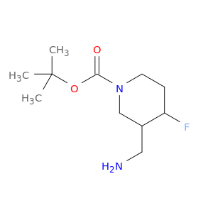 tert-Butyl 3-(aminomethyl)-4-fluoropiperidine-1-carboxylate