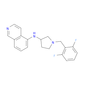5-Isoquinolinamine, N-[1-[(2,6-difluorophenyl)methyl]-3-pyrrolidinyl]-