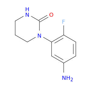 1-(5-amino-2-fluorophenyl)-1,3-diazinan-2-one