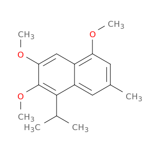 Naphthalene, 2,3,5-trimethoxy-7-methyl-1-(1-methylethyl)-