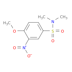 4-Methoxy-N,N-dimethyl-3-nitrobenzenesulfonamide